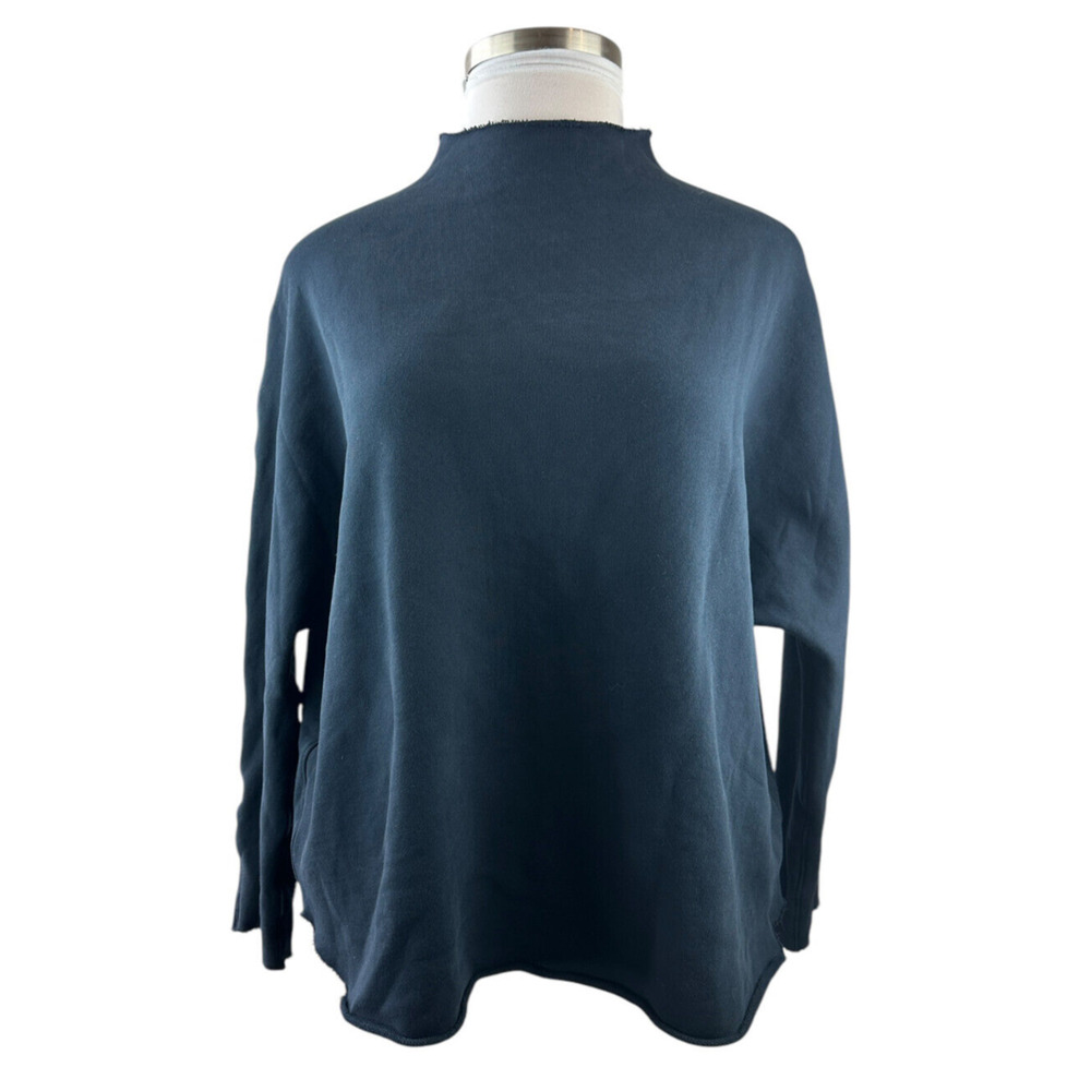 Frank & Eileen Effie Long Sleeve Funnel Neck Capelet Top Large *Read Description - Picture 2 of 16